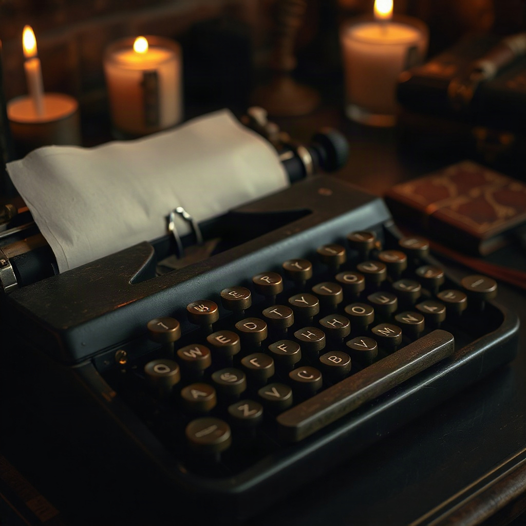 Manuscript desk detail